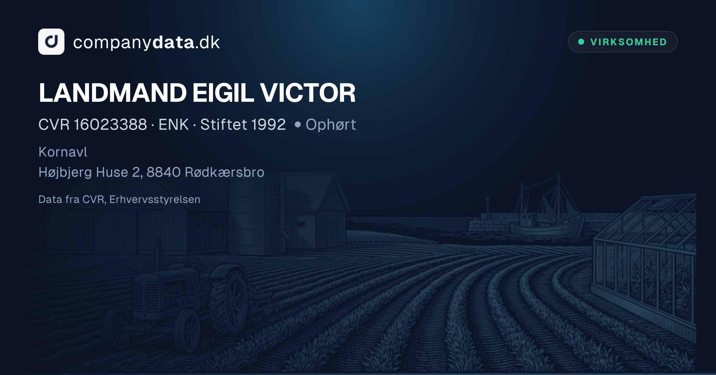 LANDMAND EIGIL VICT… – CVR 16023388