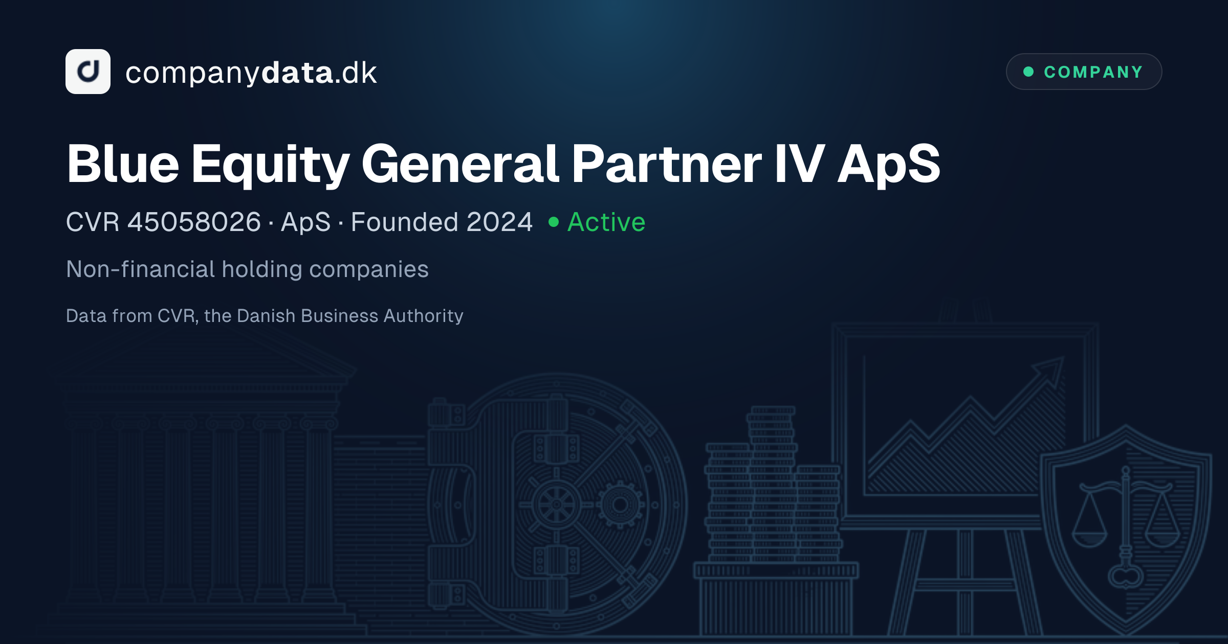 Blue Equity General Partner IV ApS – CVR 45058026